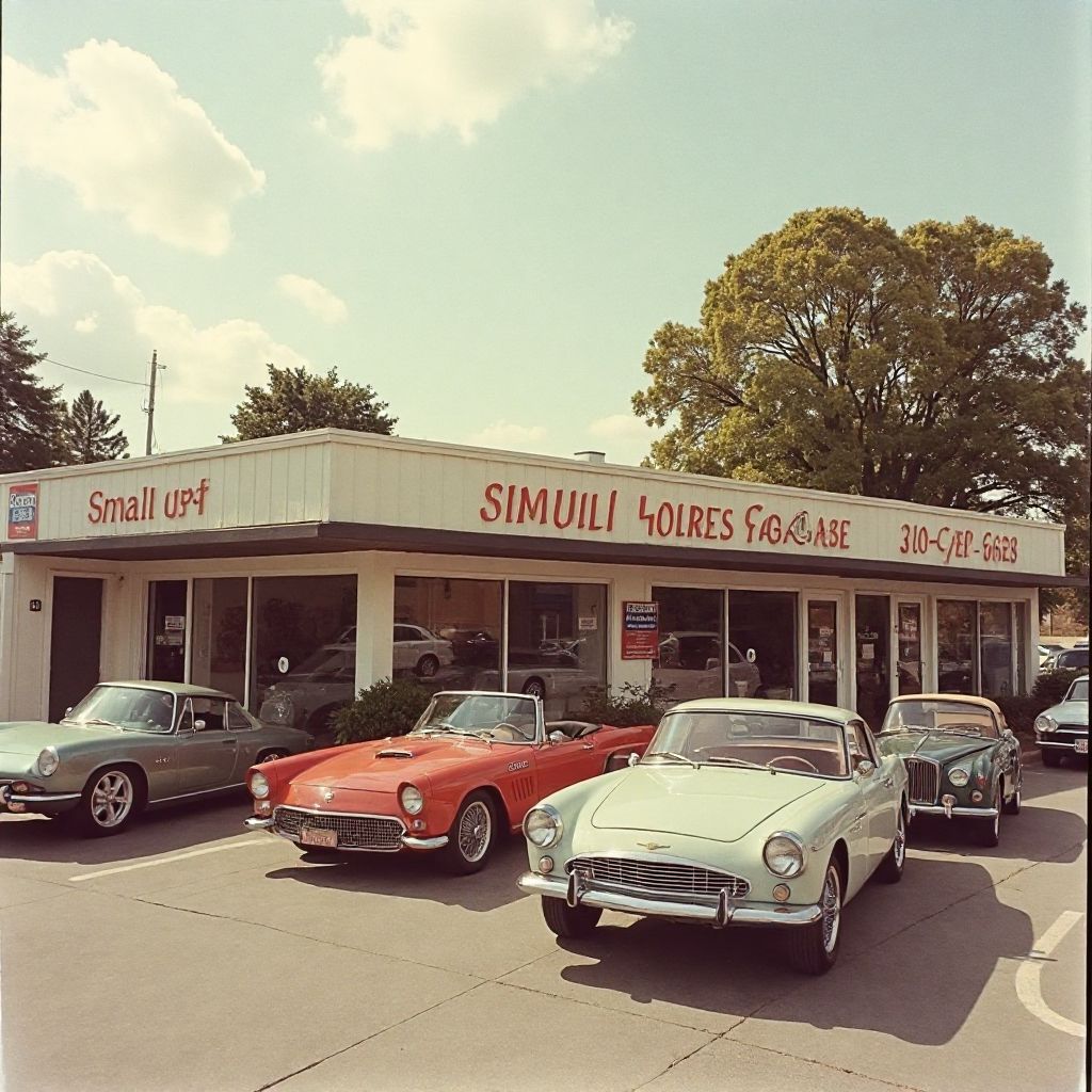 Fotografía histórica del primer concesionario AutoElegance en 1997