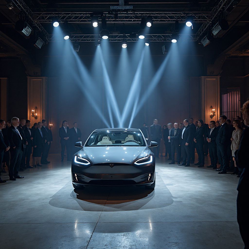 Evento de presentación exclusiva de nuevo modelo eléctrico