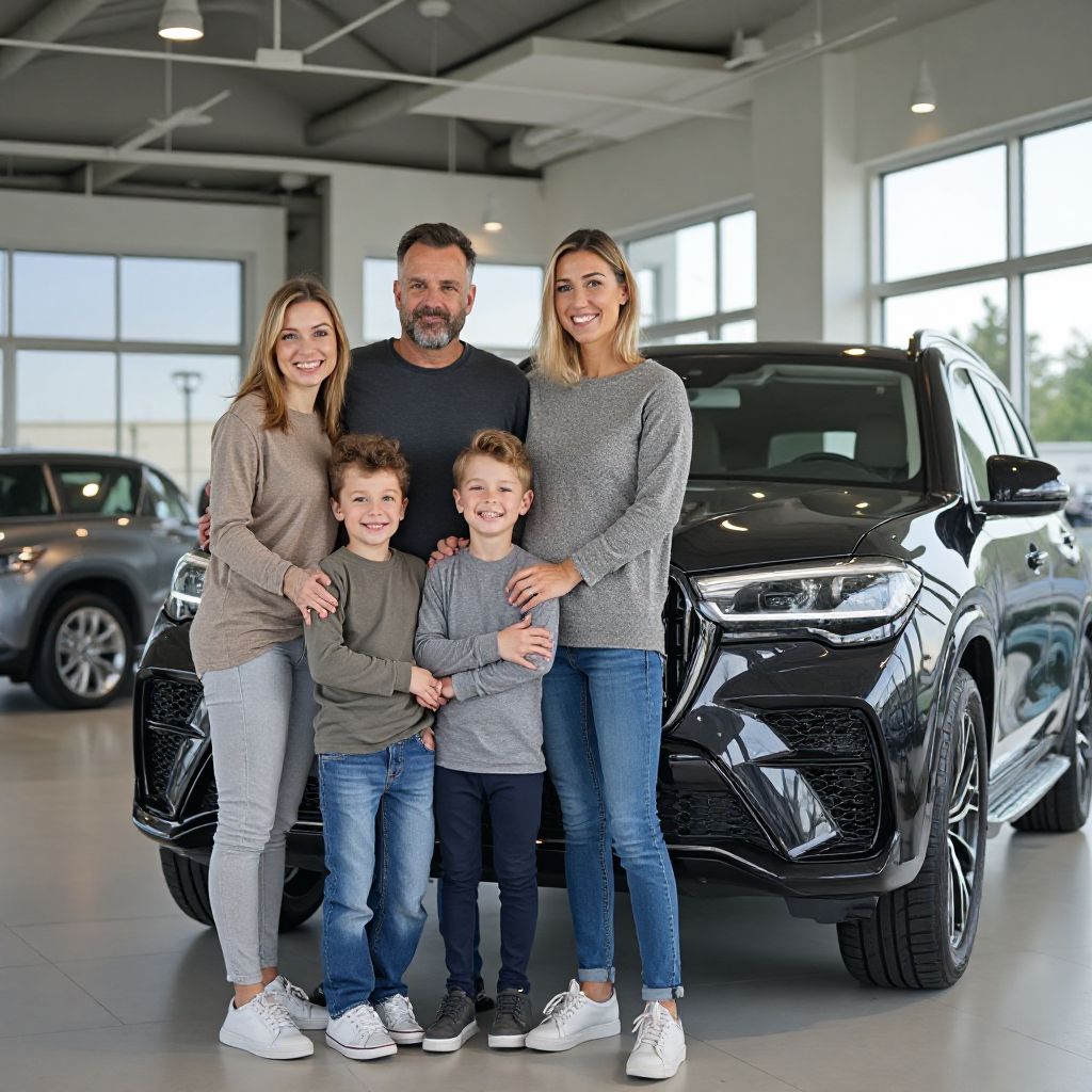 Fotografía de Ricardo y Ana Torres, familia satisfecha con su SUV familiar